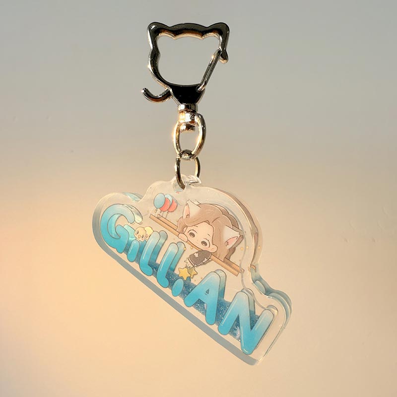 Déplacement des porte-clés acryliques Quicksand